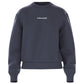 Vooraanzicht van het donkerblauwe Bjorn Borg Essential 4 W Sweatshirt met borstlogo