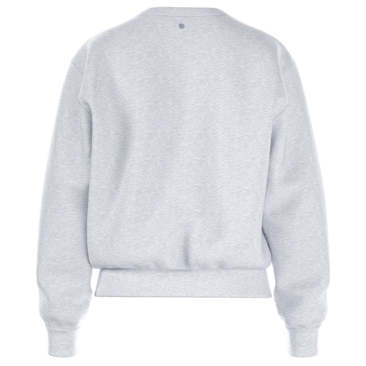 Achterzijde van het grijs gemeleerde Bjorn Borg Essential 4 W Sweatshirt met ronde hals