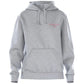 Bjorn Borg Essential 1 hoodie voor dames in grijsmelange, vooraanzicht met buidelzak