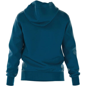Achterzijde van de petrolblauwe Bjorn Borg Essential 1 Hoodie met capuchon