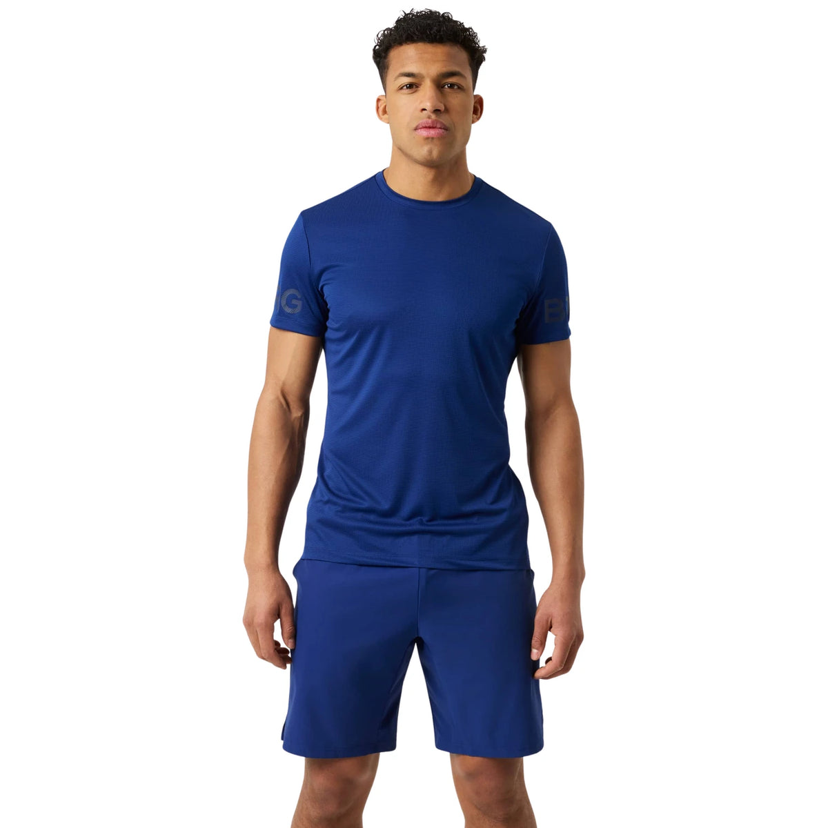 Björn Borg Light T-shirt Blue Depths - op model