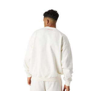 Achteraanzicht van het gebroken witte Bjorn Borg Oversized Pride Sweatshirt