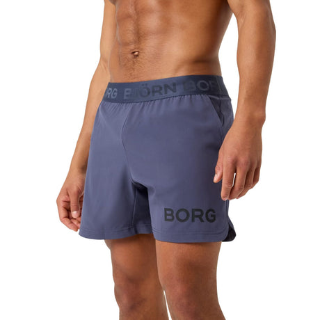 Bjorn Borg Short Shorts voor heren in grijsblauw, gedragen vooraanzicht
