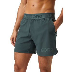 Bjorn Borg Short Shorts voor heren in donkergroen, gedragen vooraanzicht