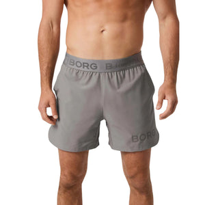 Bjorn Borg Short Shorts voor heren in warmgrijs, gedragen vooraanzicht