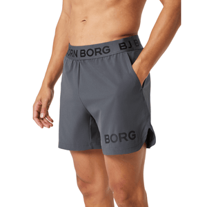 Bjorn Borg Short Shorts voor heren in donkergrijs, gedragen vooraanzicht