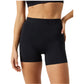 Zwarte Bjorn Borg korte legging voor dames, vooraanzicht