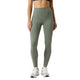 Bjorn Borg Sleek legging voor dames in kakigroen, vooraanzicht