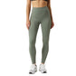 Bjorn Borg Sleek legging voor dames in kakigroen, vooraanzicht