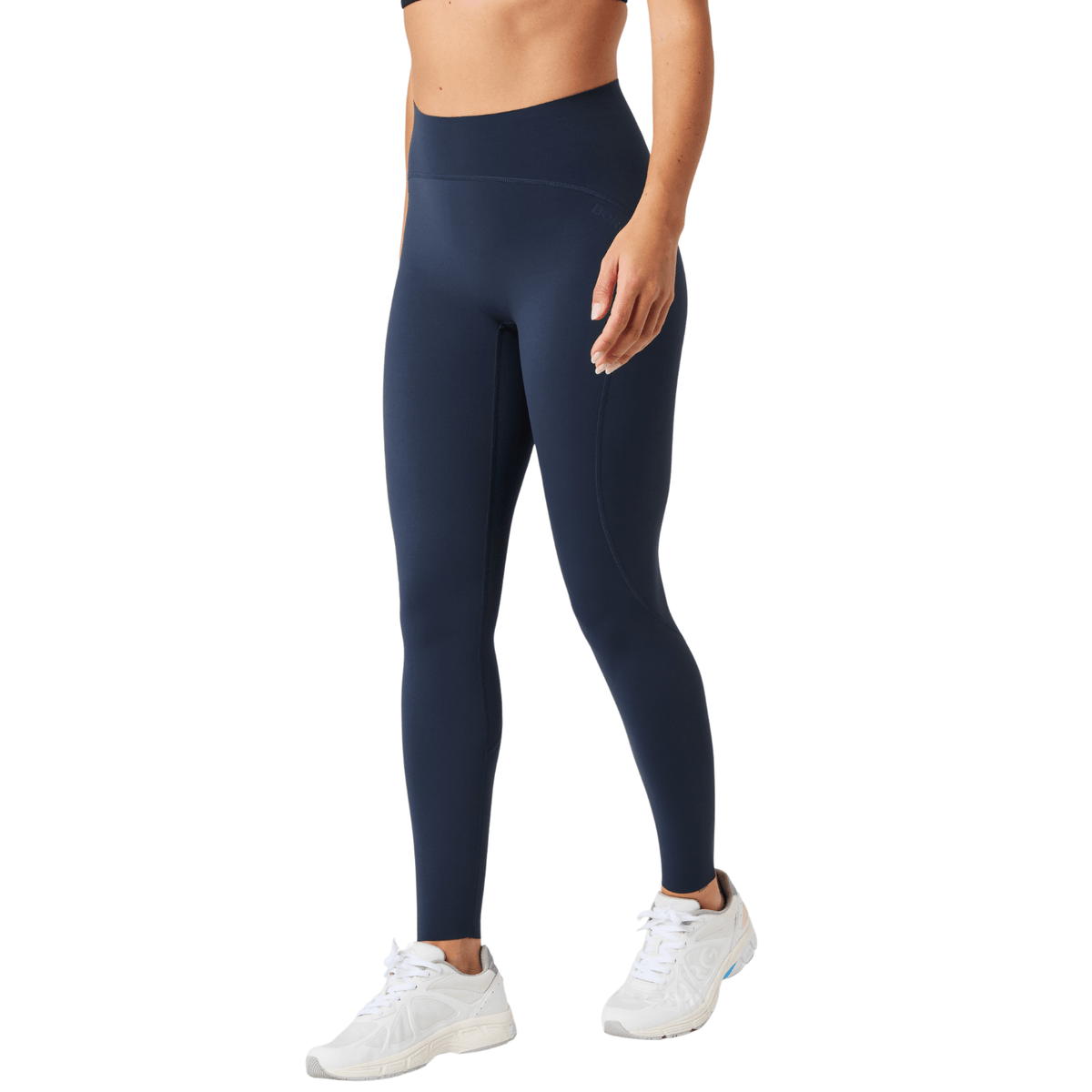Bjorn Borg Sleek legging voor dames in marineblauw, gedragen vooraanzicht