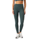 Donkergroene Bjorn Borg Sleek legging voor dames met hoge tailleband