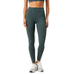 Donkergroene Bjorn Borg Sleek legging voor dames met hoge tailleband