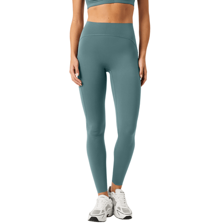 Bjorn Borg Sleek legging voor dames in zeegroen, gedragen vooraanzicht