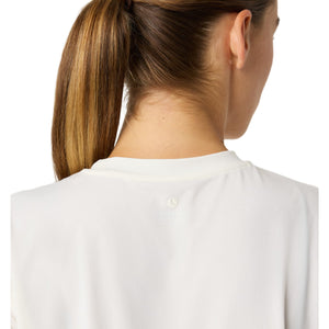 Detail van de achterkraag van het Bjorn Borg Sports T-shirt in gebroken wit