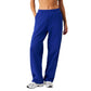 Model draagt de Bjorn Borg Studio sweatpants voor dames in kobaltblauw, vooraanzicht