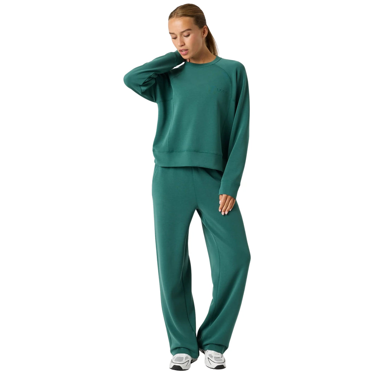 Björn Borg Studio Soft Sweatpants - ten voeten uit op model (3)