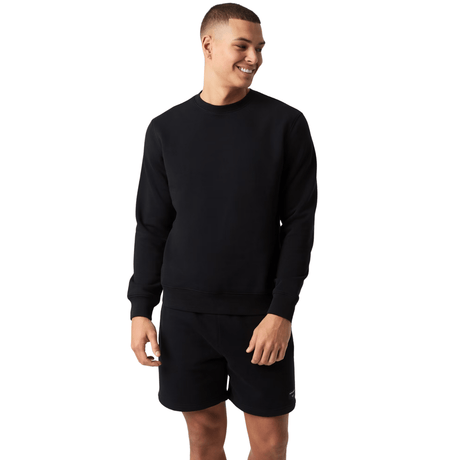 Bjorn Borg Centre sweater voor heren in zwart, gedragen vooraanzicht