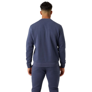 Achterzijde van de marineblauwe Bjorn Borg Centre sweater, gedragen