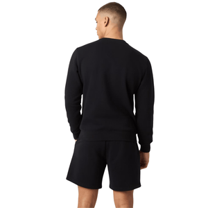Achterzijde van de zwarte Bjorn Borg Centre sweater, gedragen door een model