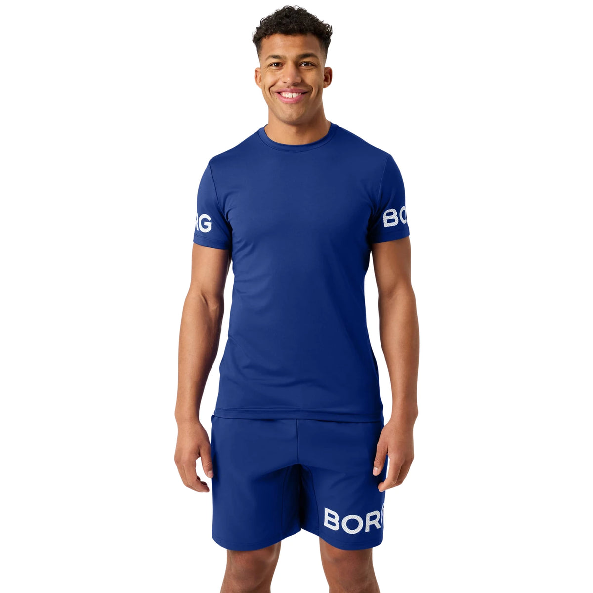 Björn Borg T-shirt Men Blue Depths - op model