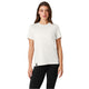 Gebroken wit Bjorn Borg T-shirt voor dames met zwarte legging, vooraanzicht
