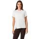 Gebroken wit Bjorn Borg T-shirt voor dames met bruine legging, vooraanzicht