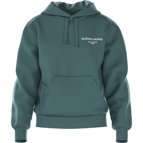 Björn Borg W Essential 1 Hoodie Sea Pine - 