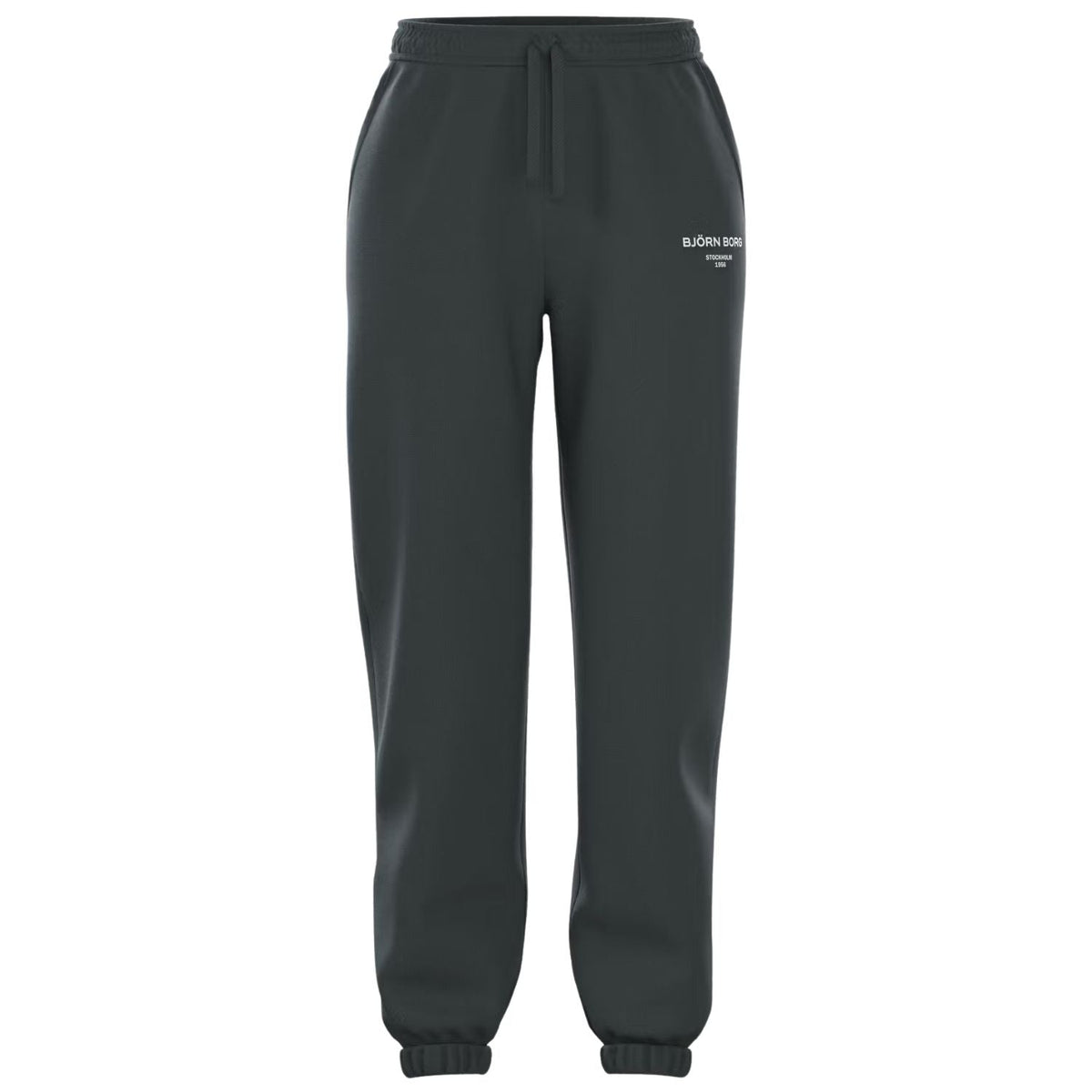 Bjorn Borg W Essential 1 joggingbroek voor dames in donkergroen, vooraanzicht