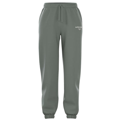 Bjorn Borg W Essential 1 joggingbroek voor dames in grijsgroen, vooraanzicht