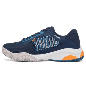 Binnenzijde van de donkerblauwe Bullpadel Ionic 25I met Ionic-opdruk