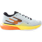 Bullpadel Neuron 26V in wit met geel en oranje tussenzool, zijaanzicht buitenkant