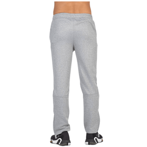 Achterzijde van de lichtgrijze Bullpadel Pants Brome trainingsbroek voor heren