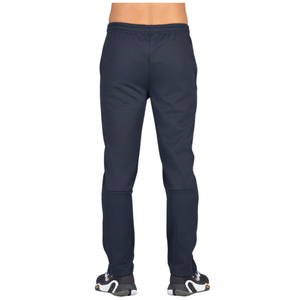 Arrière du pantalon Bullpadel Brome bleu foncé avec taille élastiquée