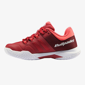 Rode Bullpadel Performance Comfort met wit Bullpadel-logo op de binnenzijde