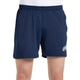 Bullpadel Marace short voor heren in donkerblauw, vooraanzicht met wit logo