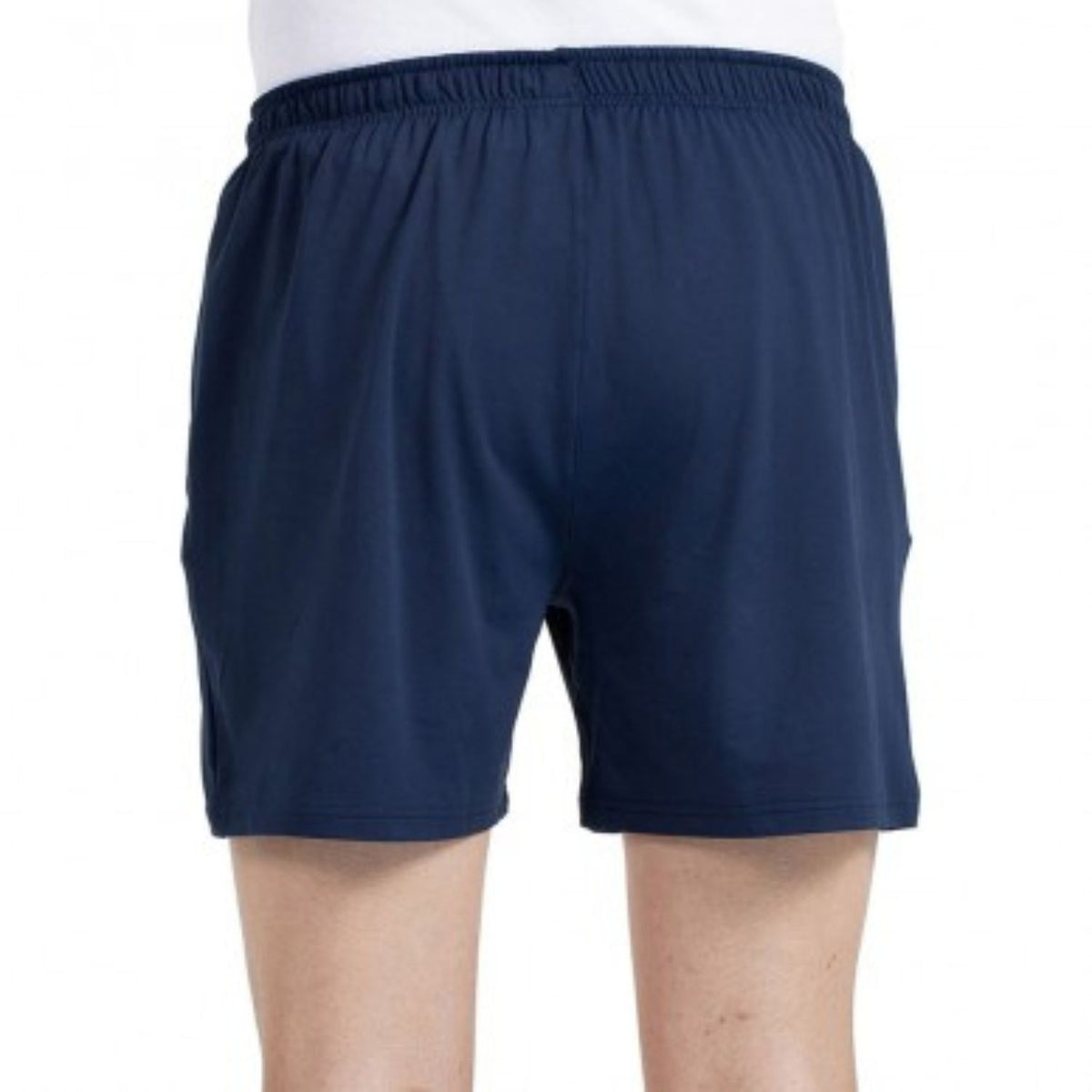Achteraanzicht van de donkerblauwe Bullpadel Marace short