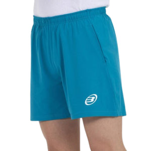 Turquoise Bullpadel Marace short schuin met steekzak