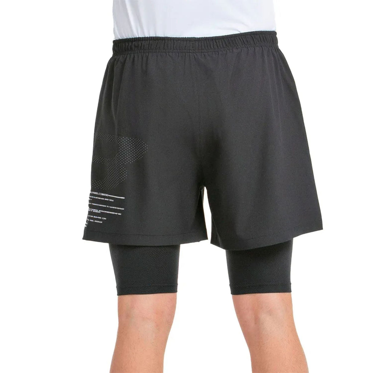 Bullpadel Short Meta Black - 