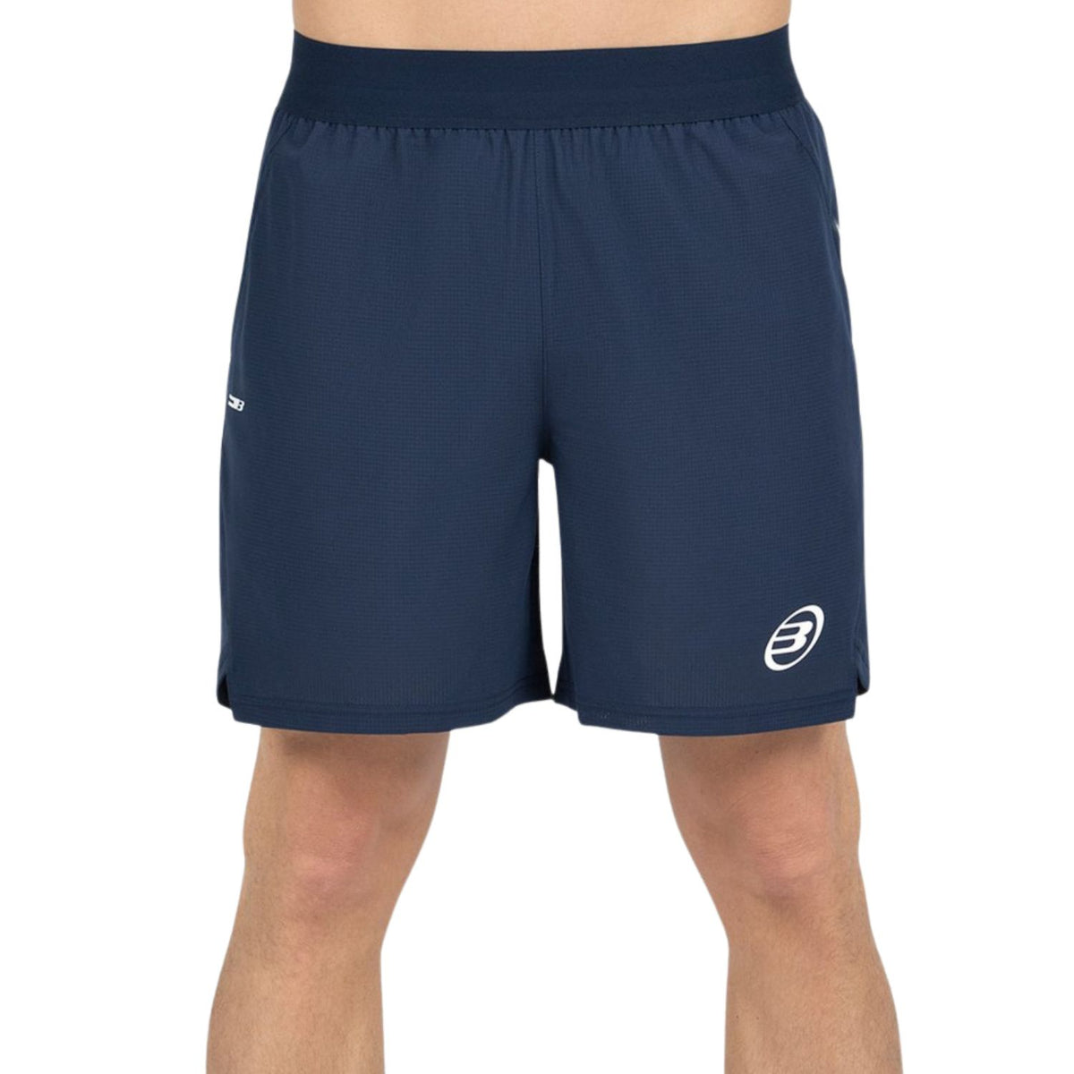 Bullpadel Moncada short voor heren in donkerblauw, vooraanzicht