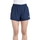 Bullpadel Pinolu short voor dames in donkerblauw met witte tailleband