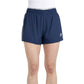 Bullpadel Pinolu short voor dames in donkerblauw met witte tailleband