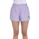Bullpadel Pinolu short voor dames in lila met logo op de pijp