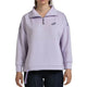 Bullpadel Alasia sweater voor dames in lila, vooraanzicht met halve rits