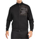 Vooraanzicht van het zwarte Bullpadel Sweatshirt Breen met logo-opdruk op de borst