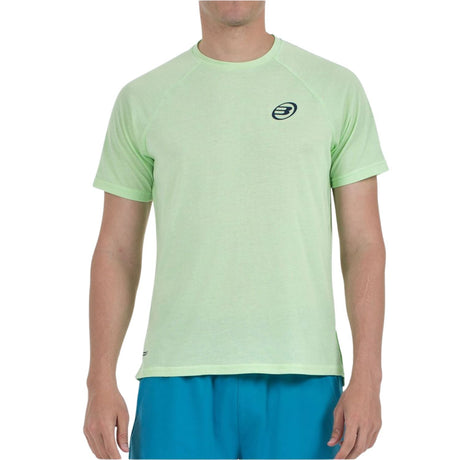 Bullpadel Montse T-shirt voor heren in lichtgroen met blauwe short