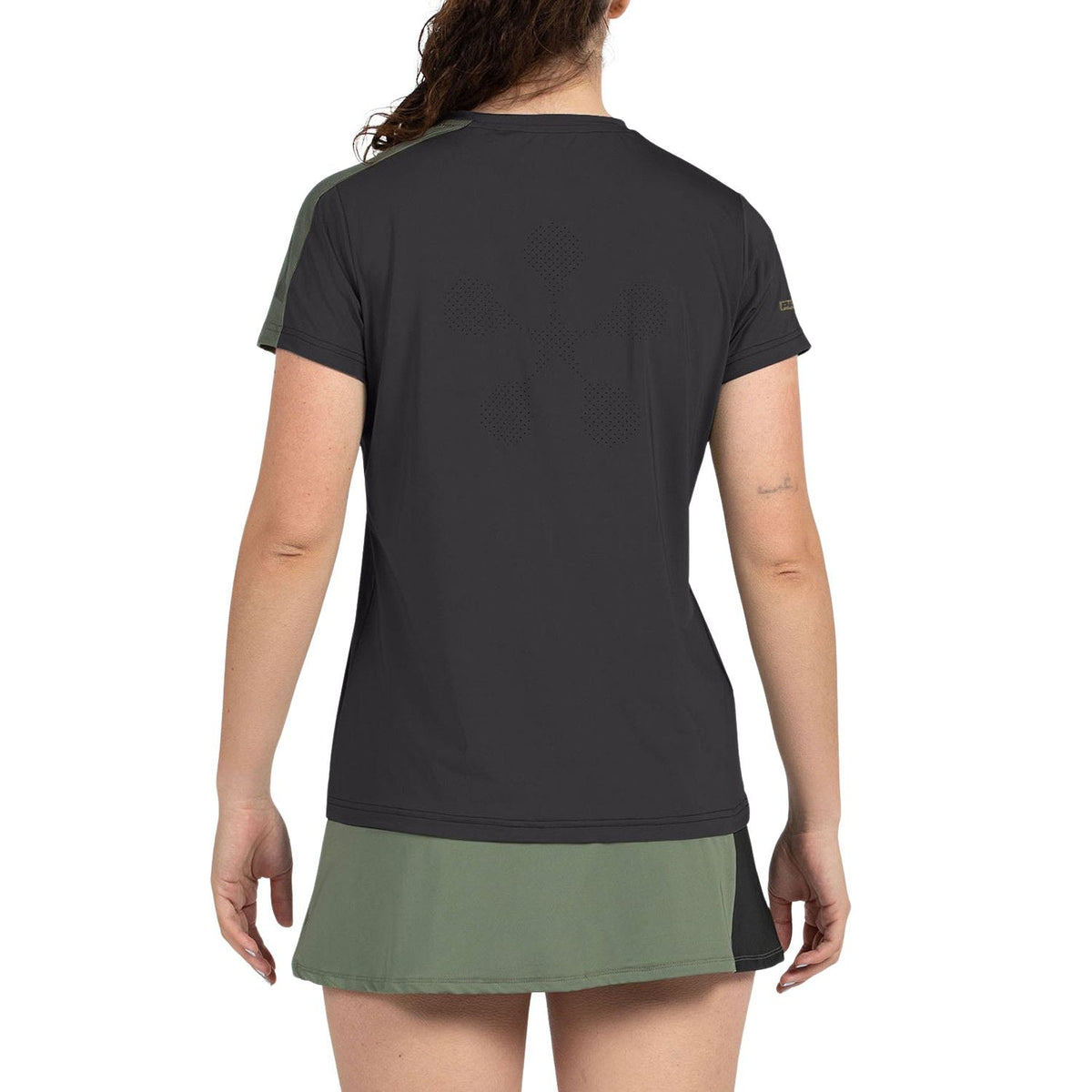 Dos du t-shirt noir Bullpadel Pampan