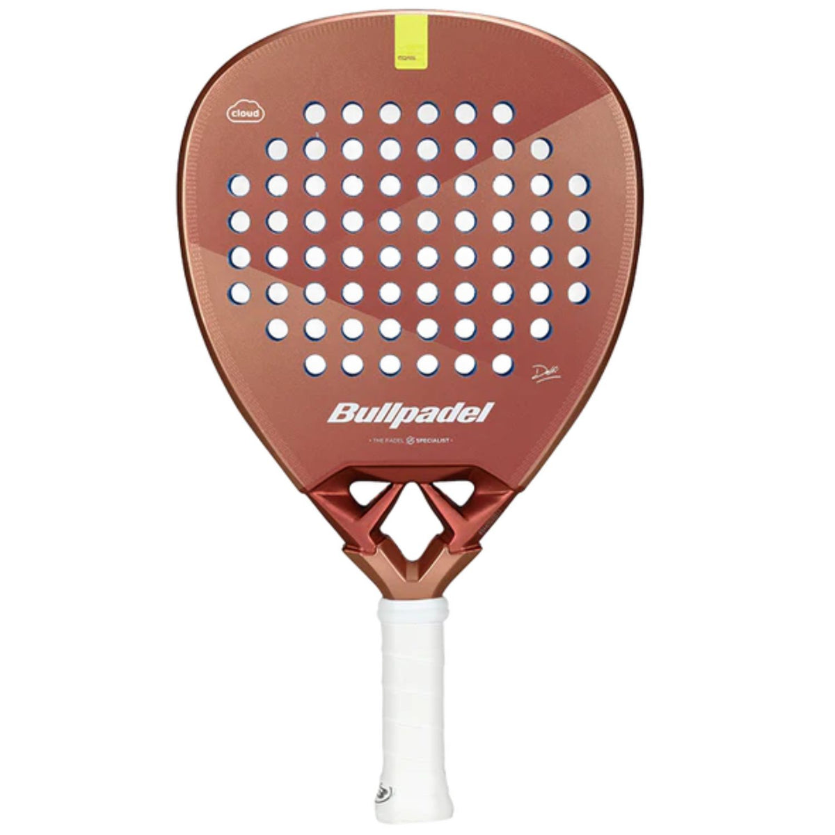 Racchetta da padel da donna Bullpadel Vertex 05 W Cloud 26 in rosso ruggine, vista frontale