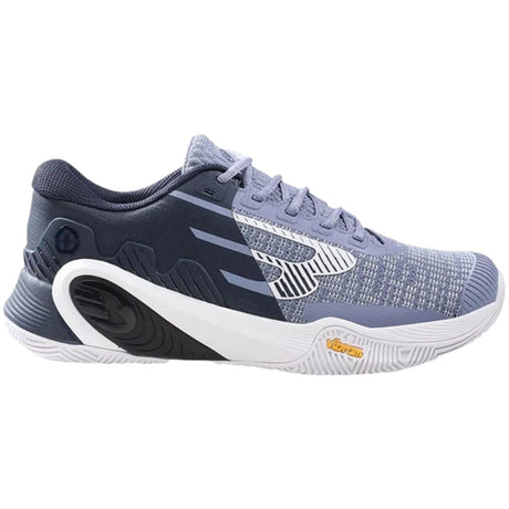 Bullpadel Vertex Vibram 26V Navy Blue padelschoen in staalblauw met marineblauw, buitenzijde