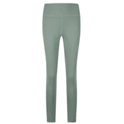By VP Legging Green, vooraanzicht met brede tailleband