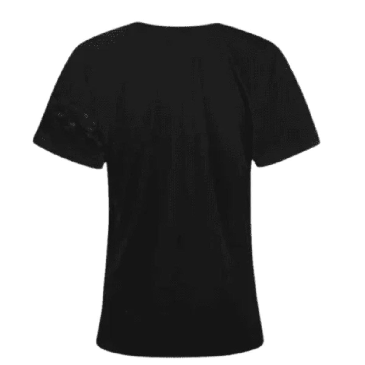 By VP T-shirt, Women’s Black, short-sleeved with a straight hem at the back